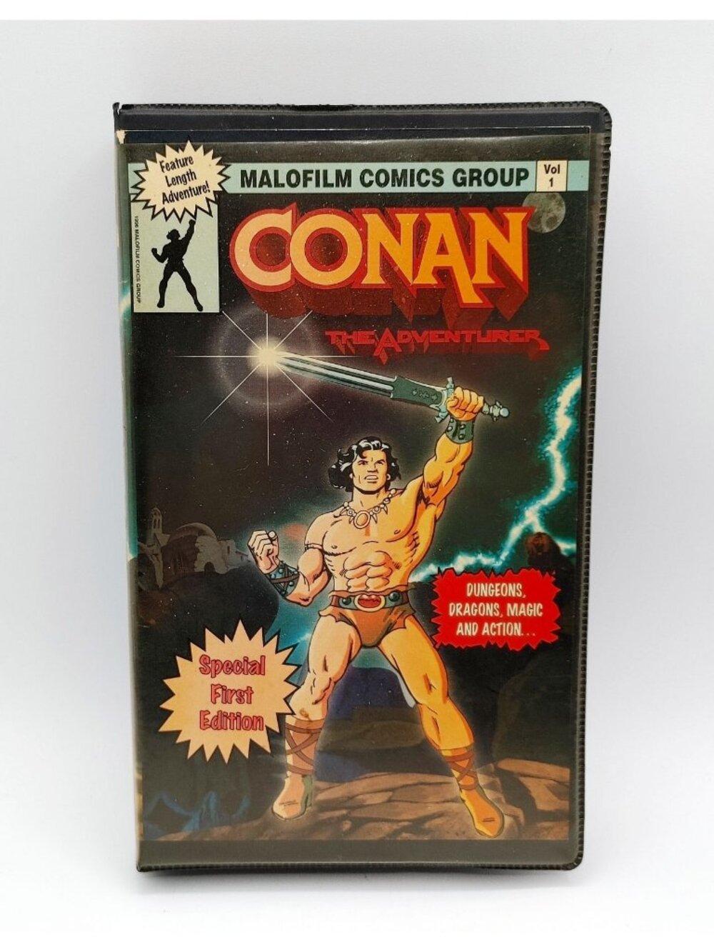 Conan The Adventurer  Vintage Uncommon 1995 VHS Tape Rare OOP Malofilm Volume 1